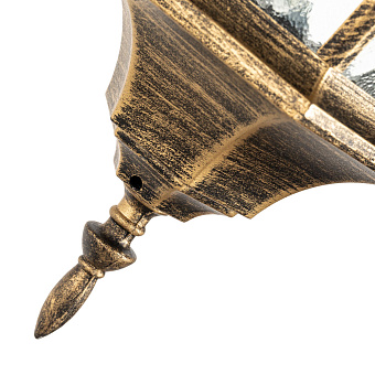 Светильник фасадный Arte Lamp GENOVA A1204AL-1BN 75Вт IP44 E27 золотой/чёрный