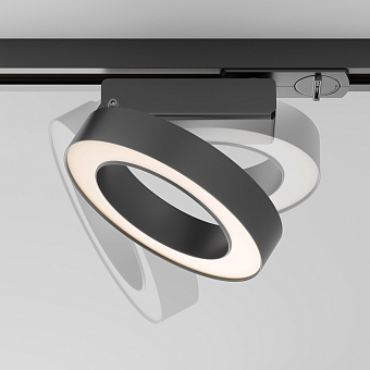 Трековый светильник Maytoni Rim TR044-1-12W3K-B 12Вт LED чёрный для однофазного трека