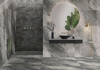 Керамическая мозаика VITRA MarbleSet K9513728LPR1VTE0 Иллюжн тёмно-серый 7ЛПР 30х30см 0,9кв.м.