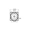 Фиксатор ARMADILLO WC-BOLT BK6/SQ-21 SN/CP-3 20423 матовый никель/хром