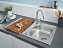 Мойка кухонная GROHE K200 31562SD1 86х50см нержавеющая сталь