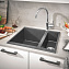 Мойка кухонная GROHE K500 31648AT0 55,5х46см серый гранит