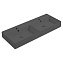 Раковина подвесная SIMAS Agile AG121D nero matt*2 121х46см