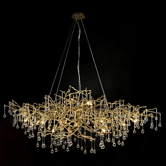 Люстра подвесная Loft It Bijout 10067/1500 GD 75Вт 15 лампочек G9