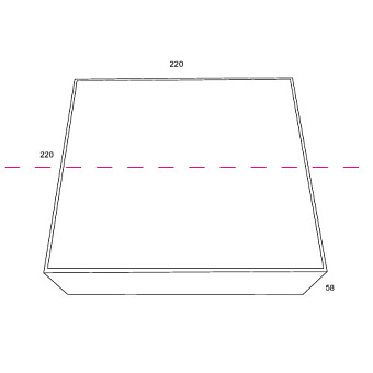 Светильник потолочный Maytoni Zon C067CL-L27W3K 27Вт LED