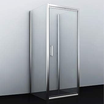 Угловое ограждение WASSERKRAFT Salm 27I43 200х90см стекло прозрачное