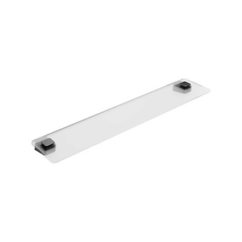 Полка в ванную RAVAK TD X07P567 1-ярусная 12,3х60см чёрный