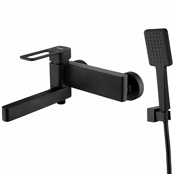 Смеситель для ванны IDDIS Slide SLIBL00i02 чёрный матовый