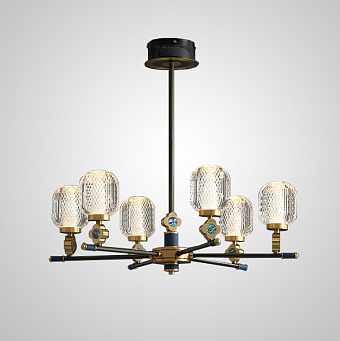 Люстра потолочная ImperiumLOFT Luara 193363-23 240Вт 6 лампочек G9