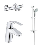 Набор смесителей GROHE Eurosmart 124422 хром