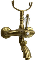 Смеситель для ванны CAPRIGO ANTIQUE-Swarovski 04S-011-vot бронза