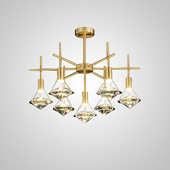 Люстра потолочная ImperiumLOFT Glasgow 193731-23 21Вт 7 лампочек LED