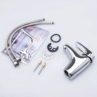 Смеситель для раковины Maxonor MN1004 хром