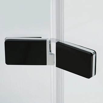 Душевая дверь WASSERKRAFT Aller 10H05LBLACK MATT 200х120см стекло прозрачное