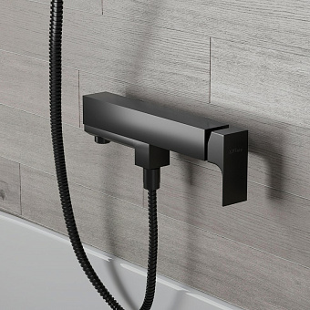 Смеситель для ванны Paini Grazia 21PZ111 чёрный (матовый)