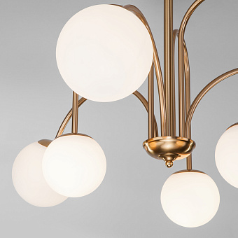 Люстра потолочная Eurosvet Alix 30177/6 латунь 40Вт 6 лампочек E27