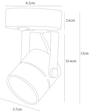 Спот Arte Lamp MIZAR A1311AP-1BK 50Вт 1 лампа GU10