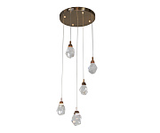 Люстра каскадная KINK Light Джела 07863-5A,33 25Вт 5 лампочек LED