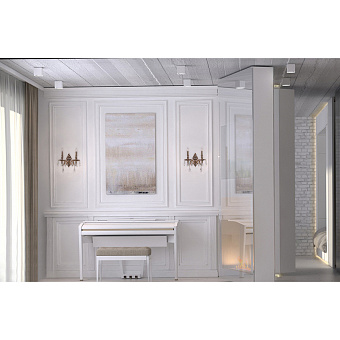 Бра Lucia Tucci BARLETTA W1730.2 coffe gold 120Вт E14