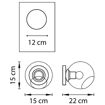 Бра Lightstar Beta 785617 40Вт E27