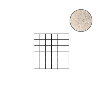 Керамическая мозаика ABK Ghost PF60005079 Mosaic Quadretti Clay Ret 30х30см 0,36кв.м.