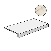 Плитка для ступеней Atlas Concord Италия Marvel Pro ADXD Cremo Delicato Scalino 90х33см 0,297кв.м. матовая
