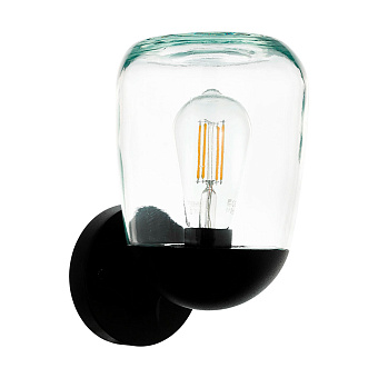 Светильник фасадный EGLO DONATORI 98701 60Вт IP44 E27 чёрный