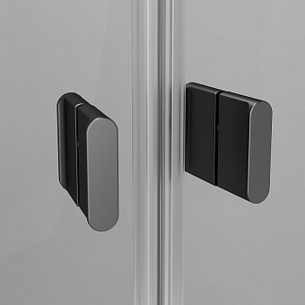 Угловое ограждение AM-PM X-Joy Twin Slide W88G-205-090BT64 180х90см стекло прозрачное