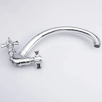 Смеситель для кухни Maxonor MN4724 поворотный излив хром