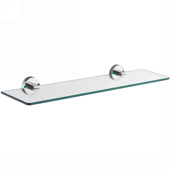 Полка в ванную прямоугольная Azario NESSY AZ-73103 1-ярусная 12х52см хром