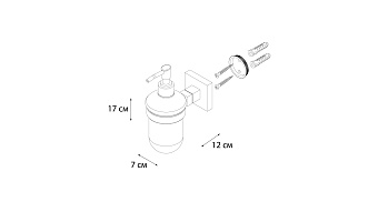 Дозатор FIXSEN METRA FX-11112 хром