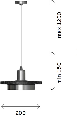 Светильник подвесной ST Luce OLTARNO SL1212.403.01 12Вт LED