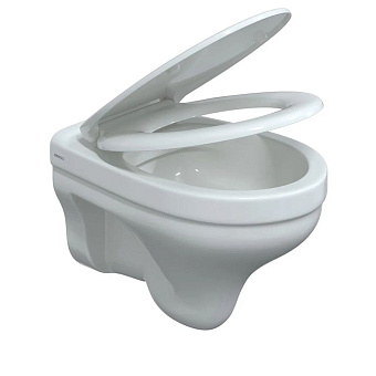 Унитаз подвесной BERGES ALBIT S 082146 безободковый с микролифтом