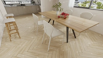 Ламинат Alpine Floor HERRINGBONE 12 Эльба LF105-04 600х101х12мм 34 класс 1,32кв.м