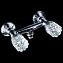 Смеситель для душа Boheme Crystal 274-CRST хром