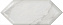 Настенная плитка KERAMA MARAZZI Келуш 35009 грань белый глянцевый 14х34см 0,709кв.м. глянцевая