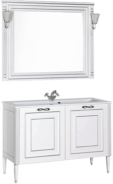 Тумба с раковиной AQUANET Паола 213046 55х120х83,5см
