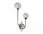 Бра Newport 3800 3802/A nickel 18Вт G9