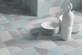 Матовый керамогранит WOW Cement 106782 Play Decor Warm 18,5х18,5см 0,413кв.м.