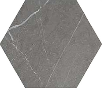 Матовый керамогранит WOW Love Affairs 116991 Petra Hexagon Charcoal 20х23см 0,35кв.м.