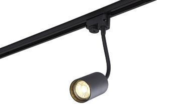 Трековый светильник CRYSTAL LUX CLT 0.31 012 CLT 0.31 012 BL 50Вт GU10 чёрный для однофазного трека