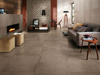 Неполированный керамогранит Atlas Concord Италия Dwell AW81 Greige 60х60см 1,08кв.м.