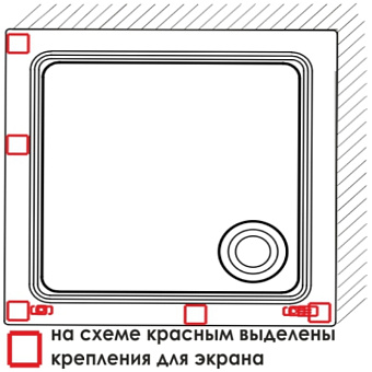 Душевой поддон WASSERKRAFT Amper 29T19 100х100см