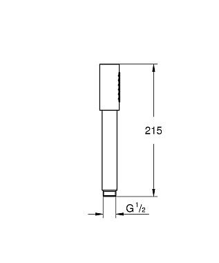Ручной душ GROHE Sena Stick 28341000 хром