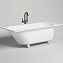 Ванна каменная SALINI ORNELLA 102422M S-Stone матовая 180х80см встраиваемая