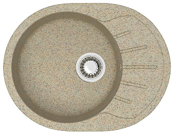 Мойка кухонная Azario Light CS00079922 57,5х44см коричневый