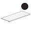 Плитка для ступеней Atlas Concord Италия MARVEL GEMS AT9W Terrazzo Black Scalino Matt 60х33см 0,198кв.м. матовая