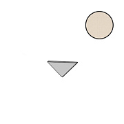 Вставка Atlas Concord Италия Aplomb A6NQ Cream Minidots Corner A.E. 1,4х1,4см 0,004кв.м.