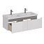 Тумба под раковину подвесная LEMARK Buno mini LM05BM125T 45х120х39,2см