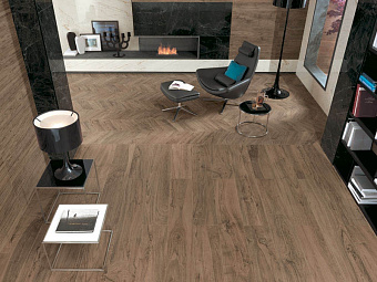 Матовый керамогранит Atlas Concord Италия Entice A84Z Browned Oak Natural 20х120см 1,44кв.м.
